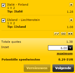 Bwin italie en ijsland_quotering